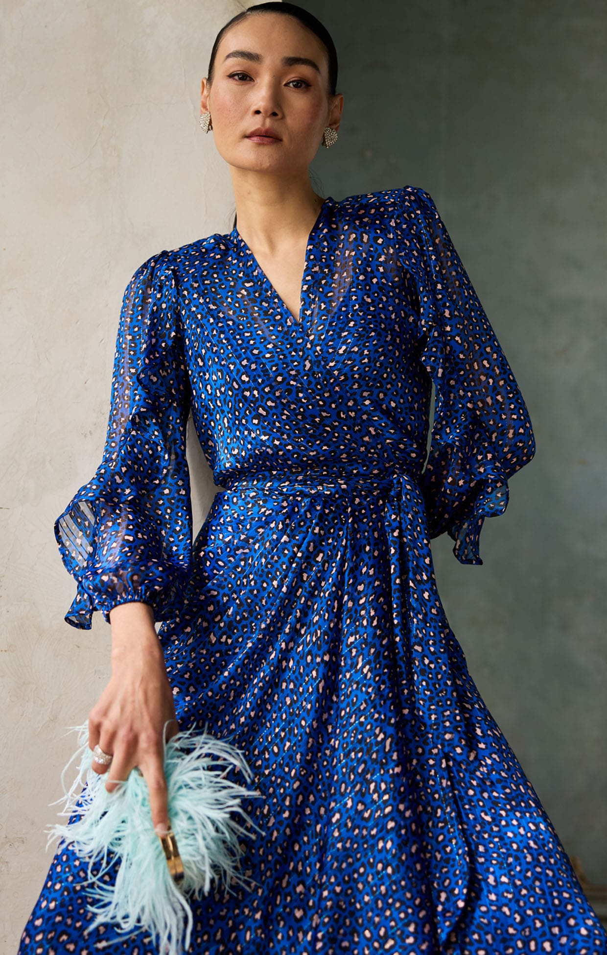 Dresses Multi Occasion SHONA MIDI WRAP DRESS