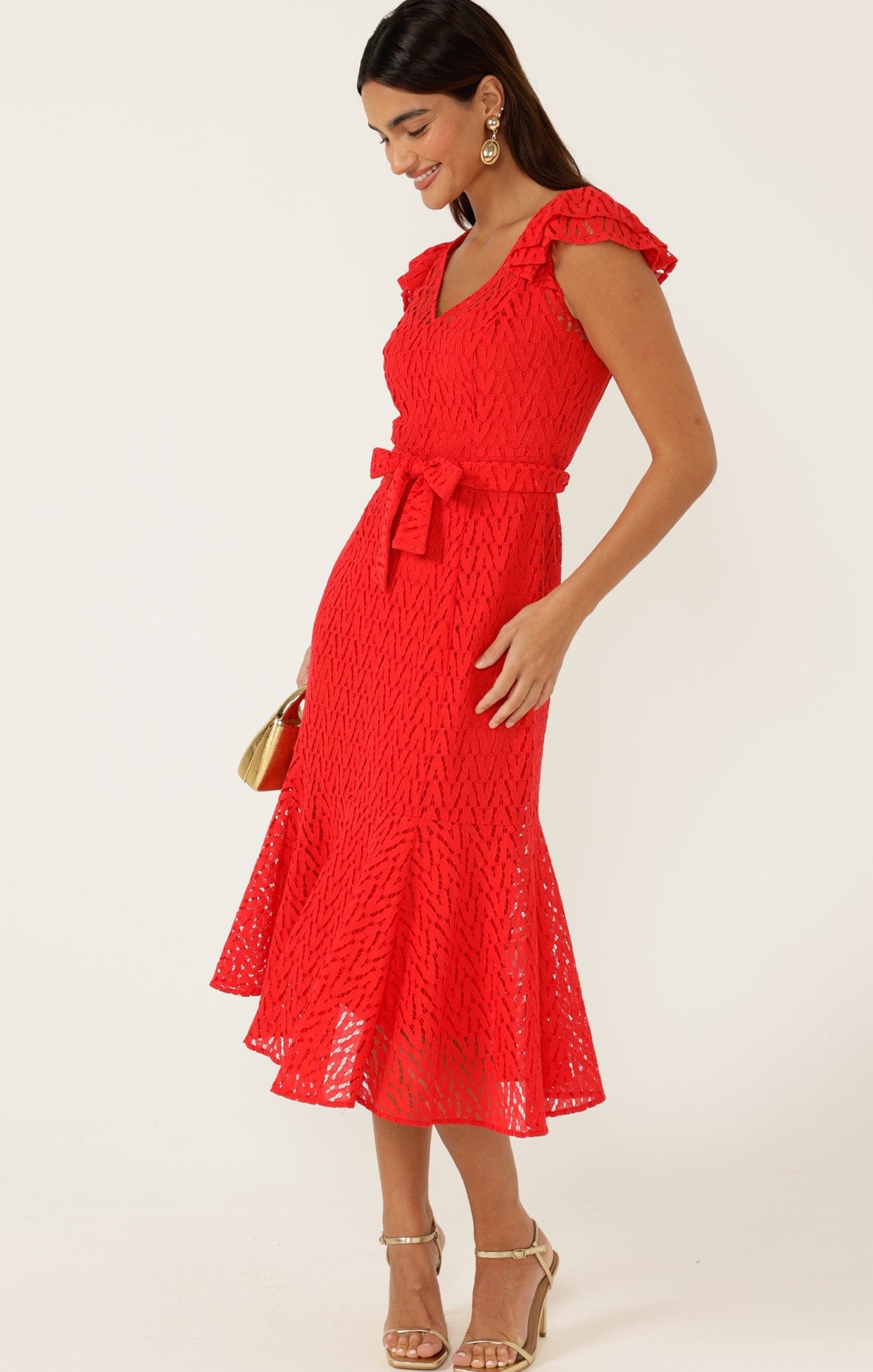 Dresses Events SIENNA SUNSET DRESS IN RED
