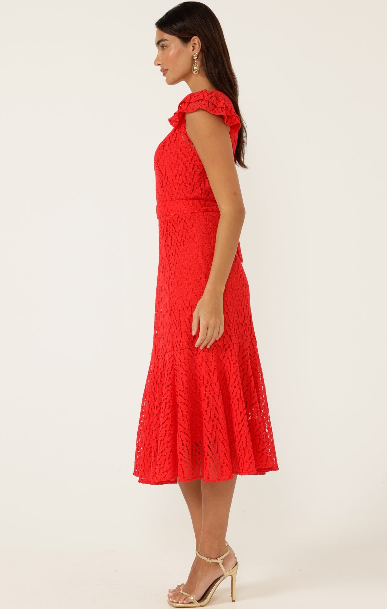 Dresses Events SIENNA SUNSET DRESS IN RED