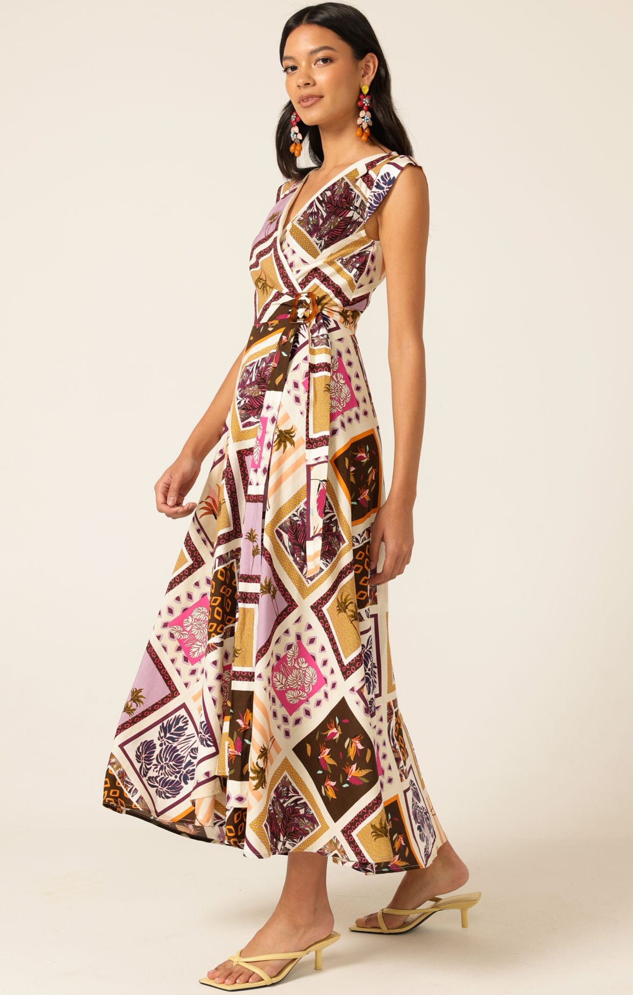Dresses Multi Occasion SUNSET CHASE WRAP DRESS
