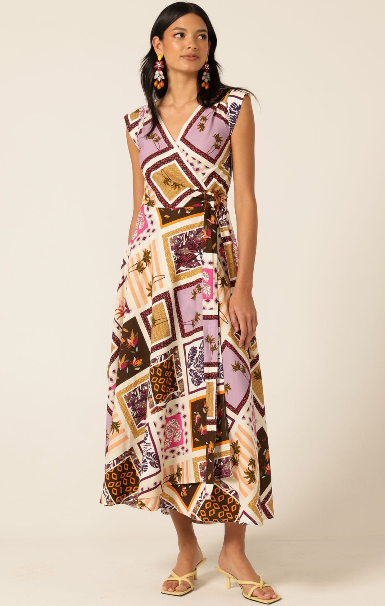 Dresses Multi Occasion SUNSET CHASE WRAP DRESS