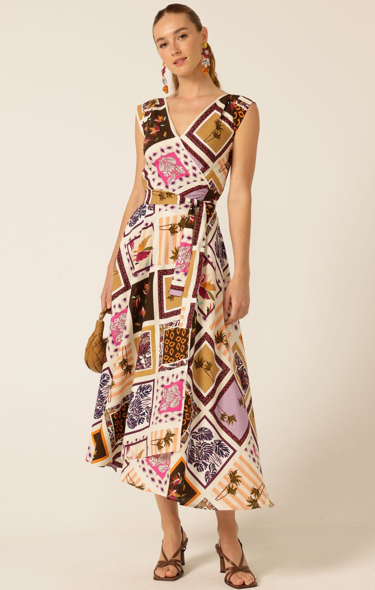 Dresses Multi Occasion SUNSET CHASE WRAP DRESS