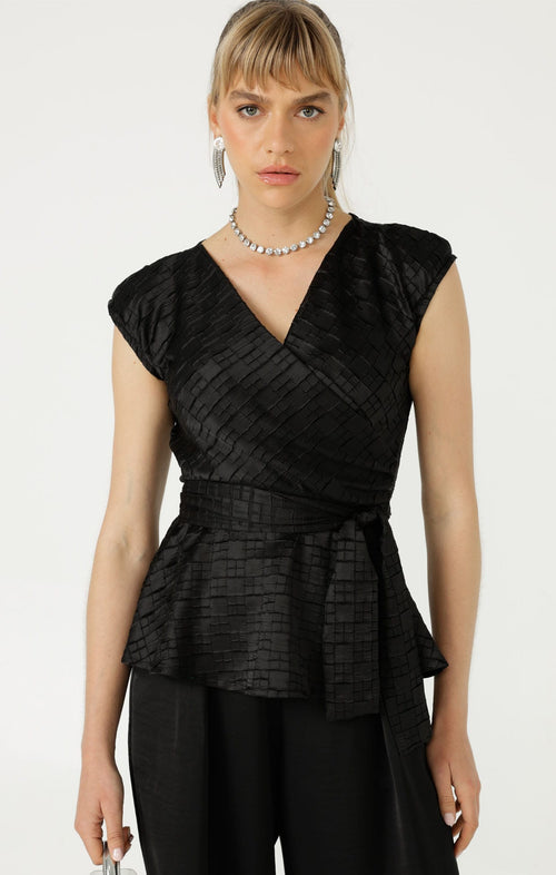 Tops Multi Occasion SYLVIA TOP IN BLACK