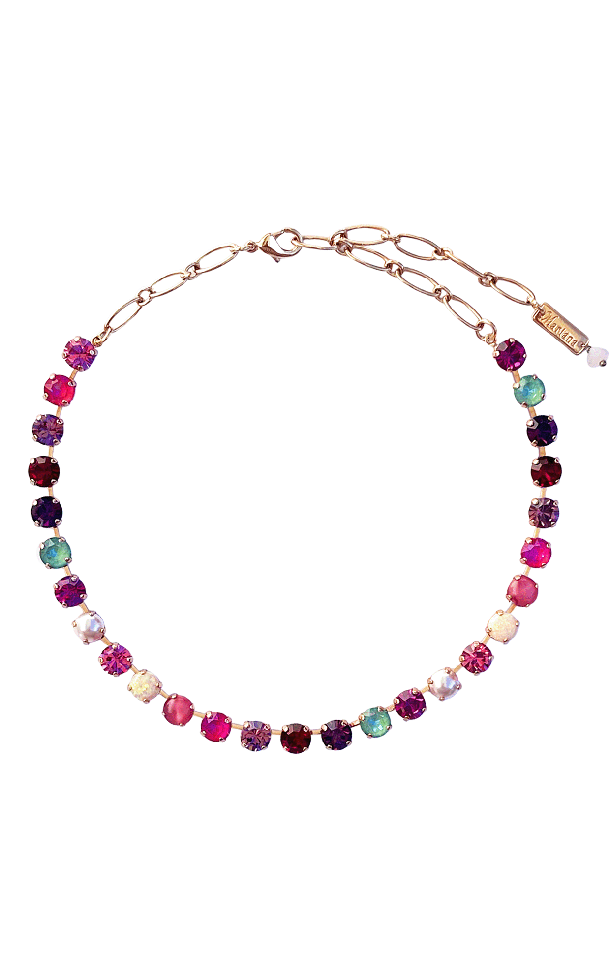 ACCESSORIES Necklaces One Size / FUCHSIA BOUQUET VIENNA NECKLACE IN FUCHSIA BOUQUET