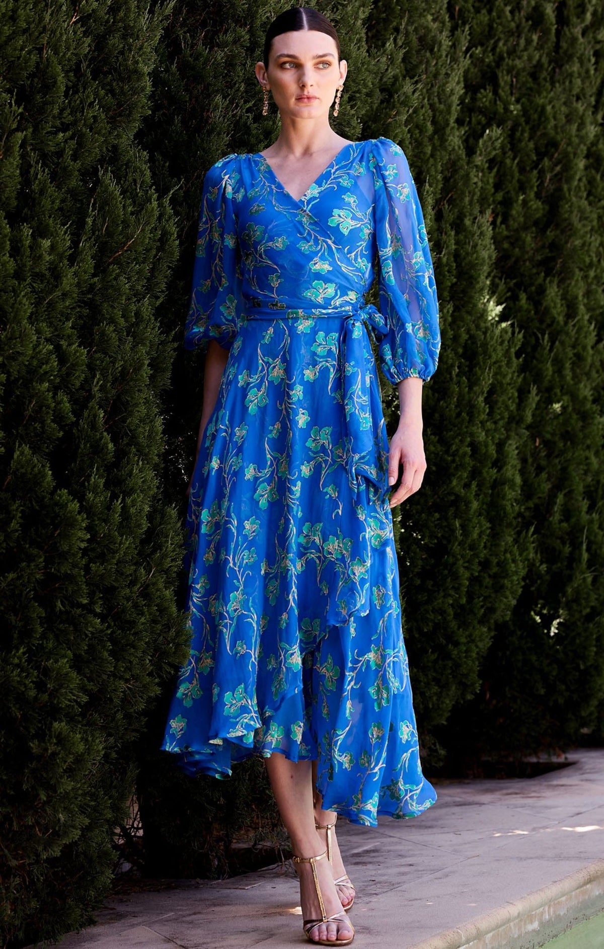 Dresses Events WATER LILY WRAP DRESS