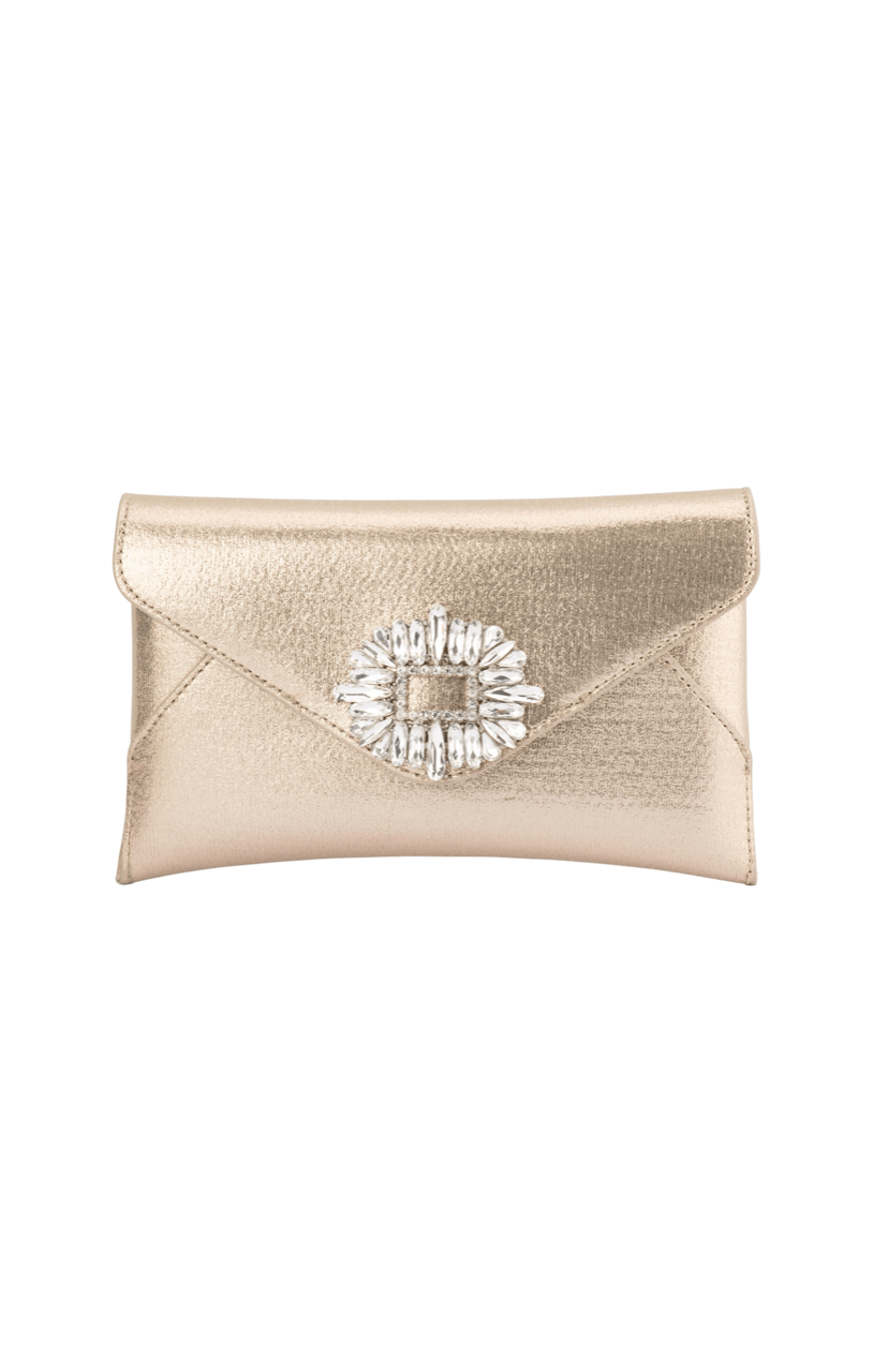 Envelope clutch gold discount