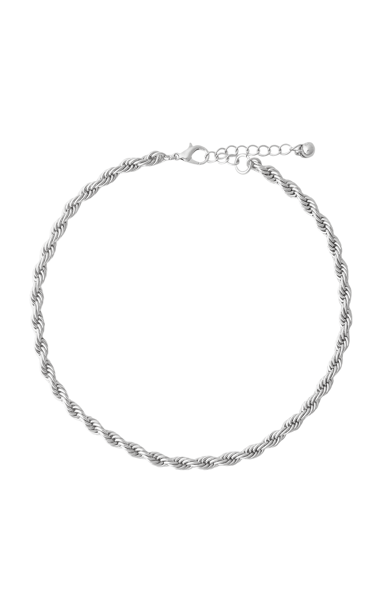 CAMERON CHUNKY TWIST CHAIN IN SILVER