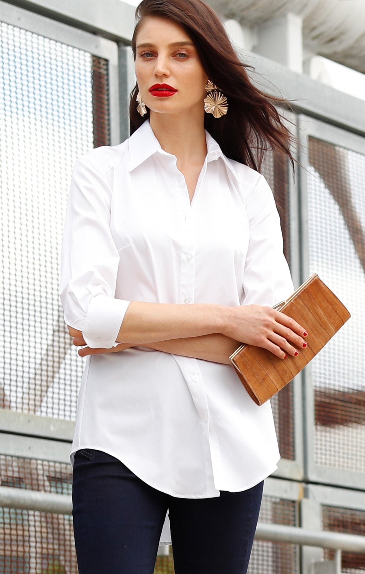 Tops Multi Occasion CLASSIC SHIRT IN WHITE