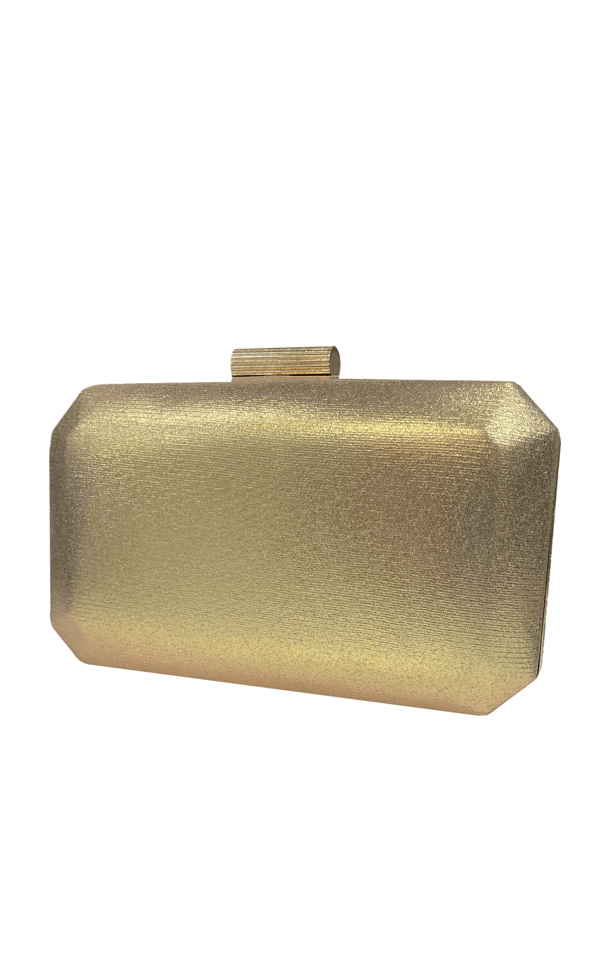 ACCESSORIES Bags Clutches One Size / Neutral DIAMANTE MESH STRUCTURED CLUTCH IN GOLD