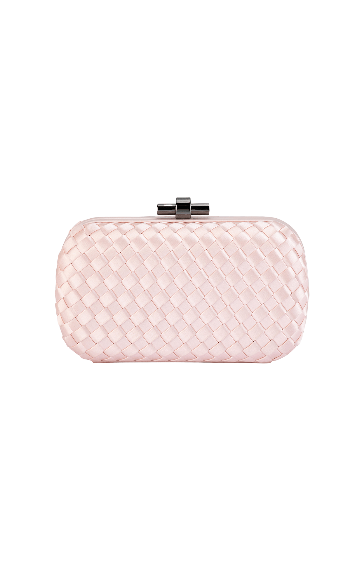 EVELYN WOVEN CLUTCH IN BLUSH