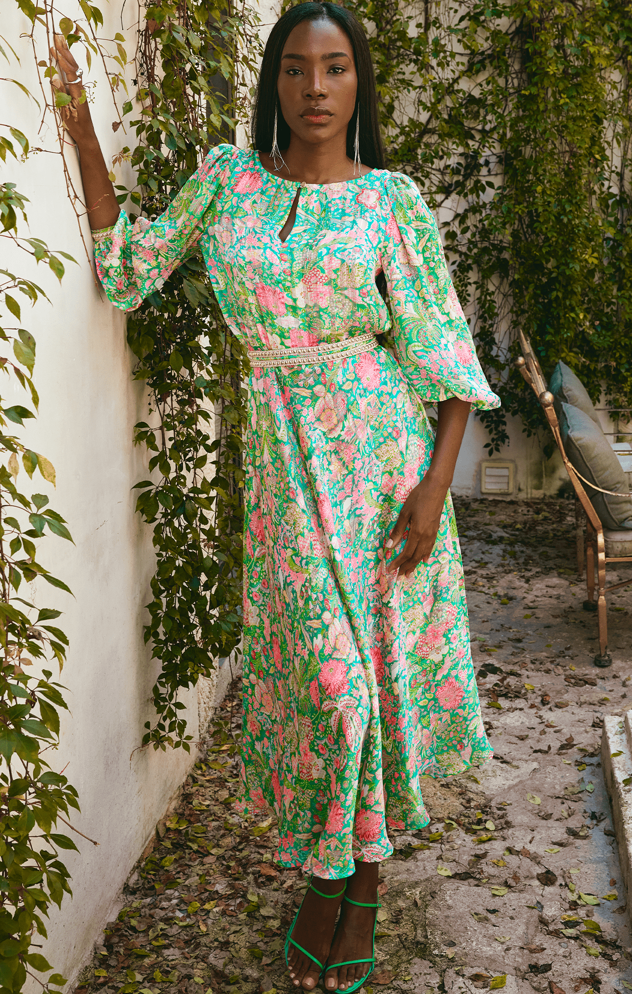 Dresses Lipsy Floral Lipsy Floral Ruffle Maxi Dress Shop