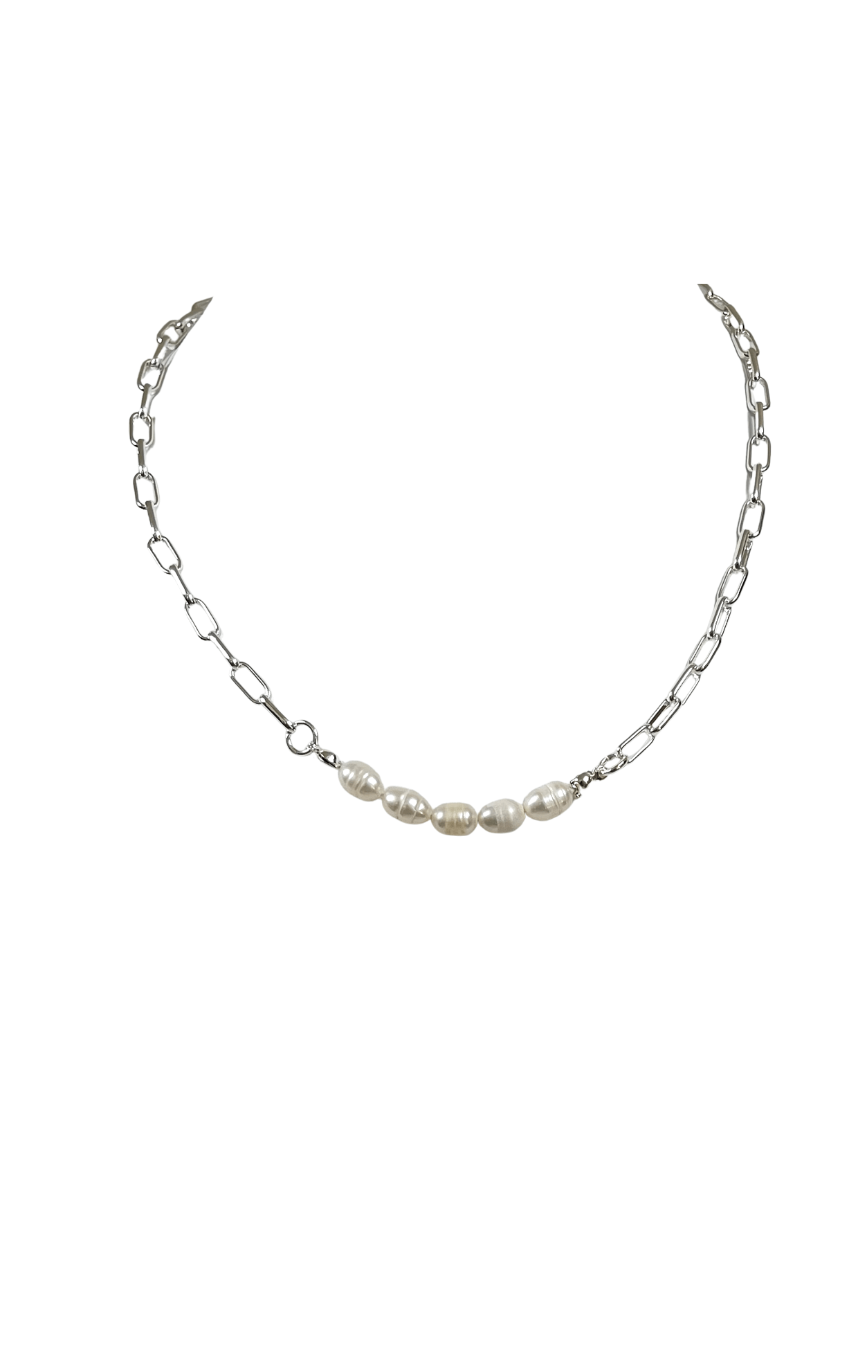 Short white gold chain deals