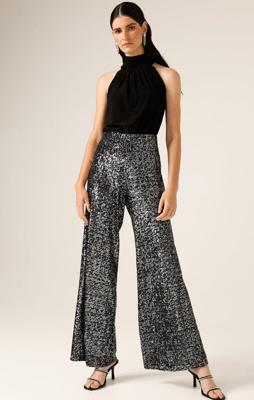 Pants SEQUIN PALAZZO PANT