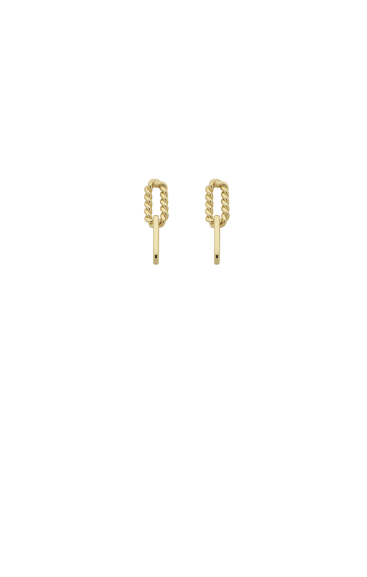 Earrings OS / GOLD VARSITY EARRING IN GOLD