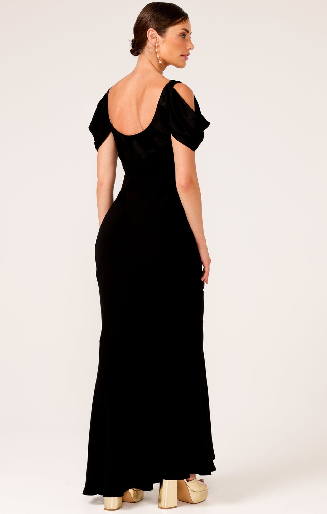 Dresses Events WINDSOR MAXI DRESS IN BLACK