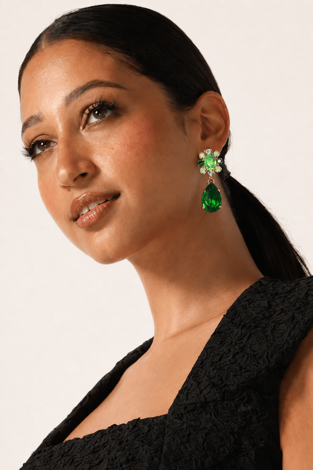 ACCESSORIES Earrings One Size / Green ZURICH EARRINGS IN EMERALD