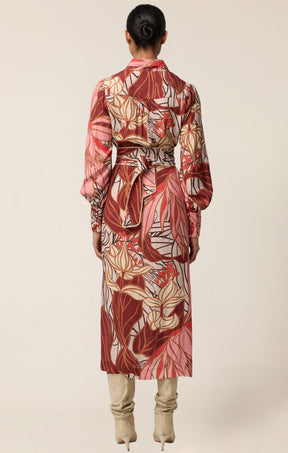 Dresses Multi Occasion EDITH COLUMN DRESS IN CATHEDRAL BOTANIC