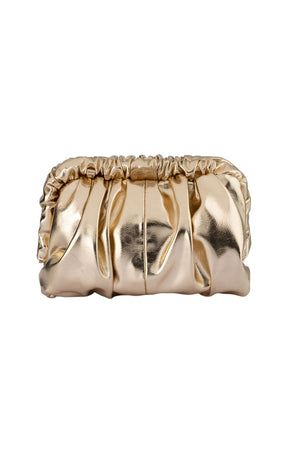 Bags OS / GOLD BETTY METALLIC CLUTCH BAG IN GOLD