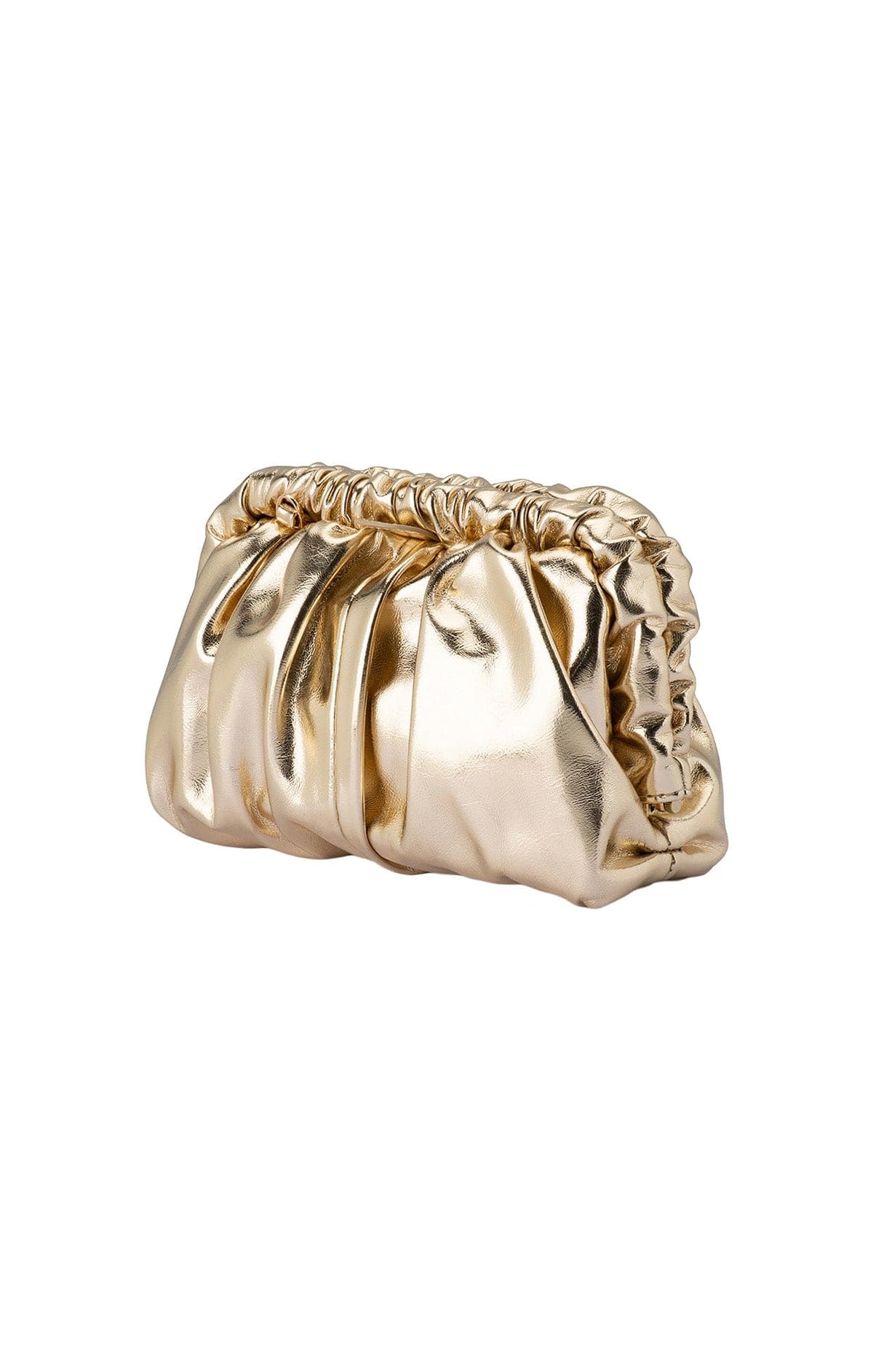 Bags OS / GOLD BETTY METALLIC CLUTCH BAG IN GOLD
