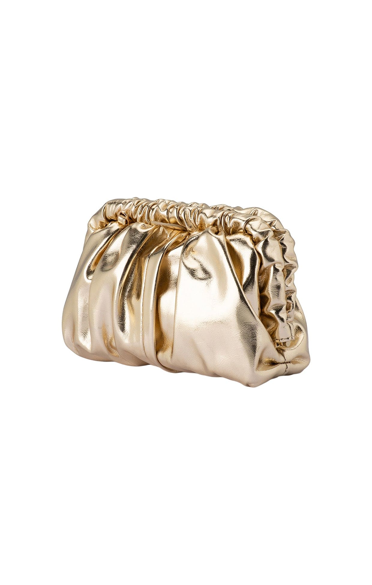 Bags OS / GOLD BETTY METALLIC CLUTCH BAG IN GOLD