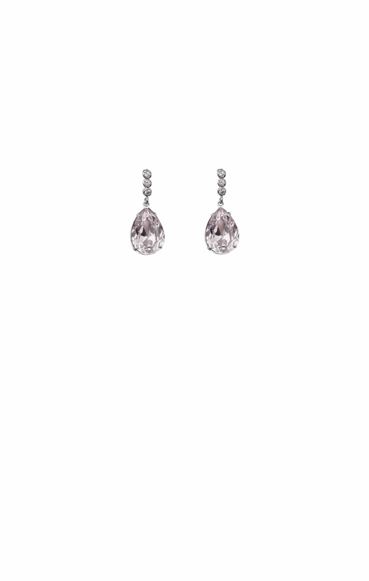 Earrings OS / PALE PINK ESTELLE DROP EARRINGS IN PALE PINK