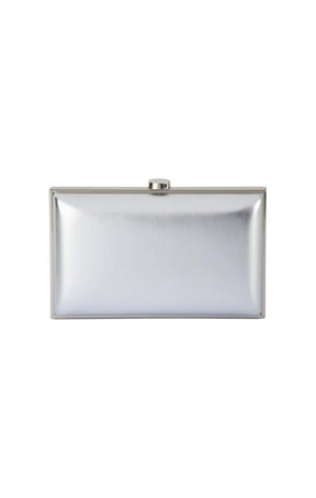 Bags OS / SILVER LUCY METALLIC CLUTCH BAG IN SILVER