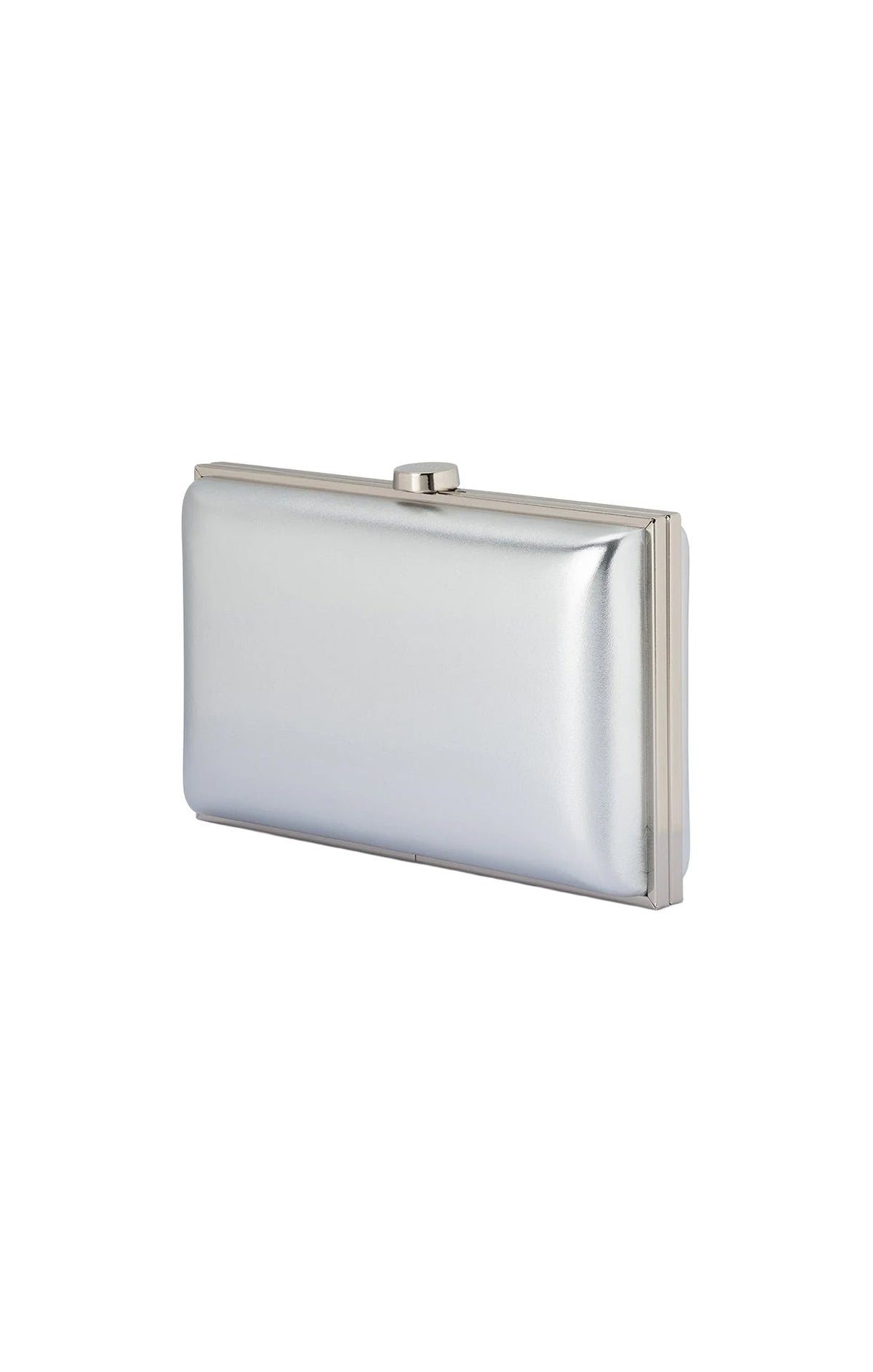 Bags OS / SILVER LUCY METALLIC CLUTCH BAG IN SILVER
