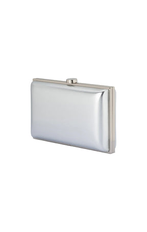 Bags OS / SILVER LUCY METALLIC CLUTCH BAG IN SILVER