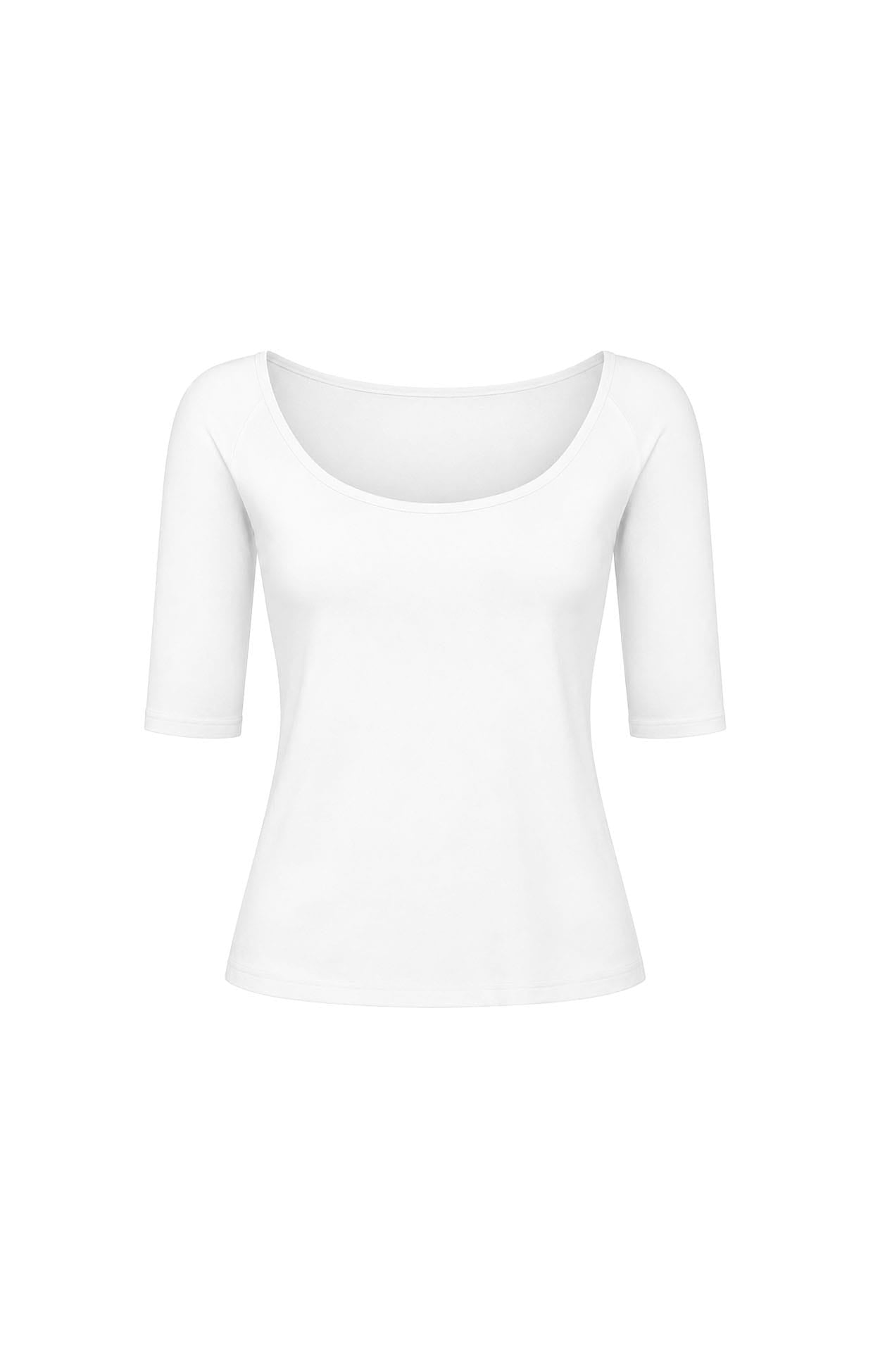 Tops Multi Occasion 3/4 SLEEVE TOP IN WHITE