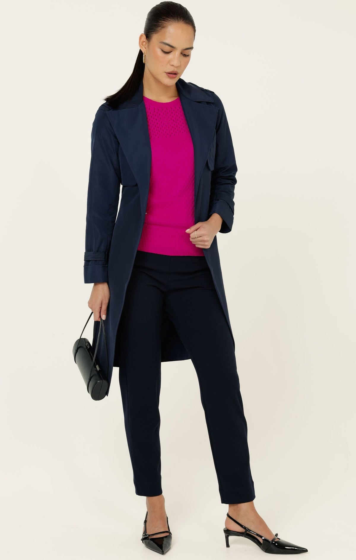 Pants Multi Occasion TAPERED LEG PANT IN NAVY