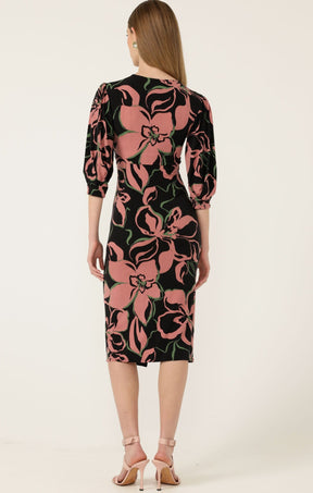 Dresses Multi Occasion ALLEGRA FAUX WRAP DRESS