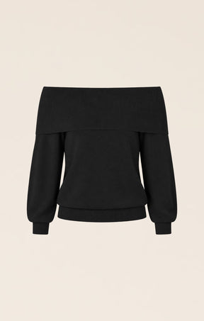 Knitwear ANDRENA KNIT TOP IN BLACK