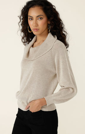 Knitwear ANDRENA KNIT TOP IN OATMEAL