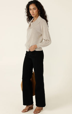 Knitwear ANDRENA KNIT TOP IN OATMEAL