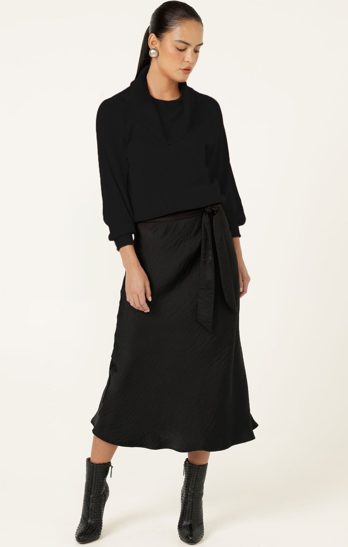 Knitwear ANDRENA KNIT TOP IN BLACK