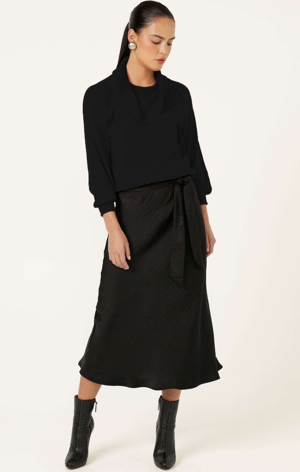 Knitwear ANDRENA KNIT TOP IN BLACK