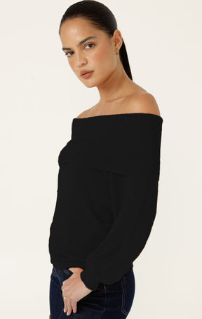 Knitwear ANDRENA KNIT TOP IN BLACK
