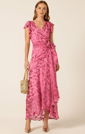 Dresses Events BELLA ROSE MAXI WRAP DRESS