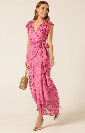Dresses Events BELLA ROSE MAXI WRAP DRESS