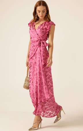 Dresses Events BELLA ROSE MAXI WRAP DRESS