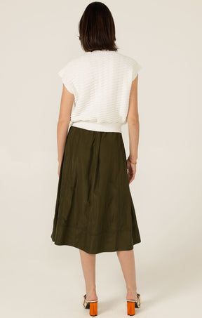 Knitwear BUBBLE KNIT TOP IN IVORY