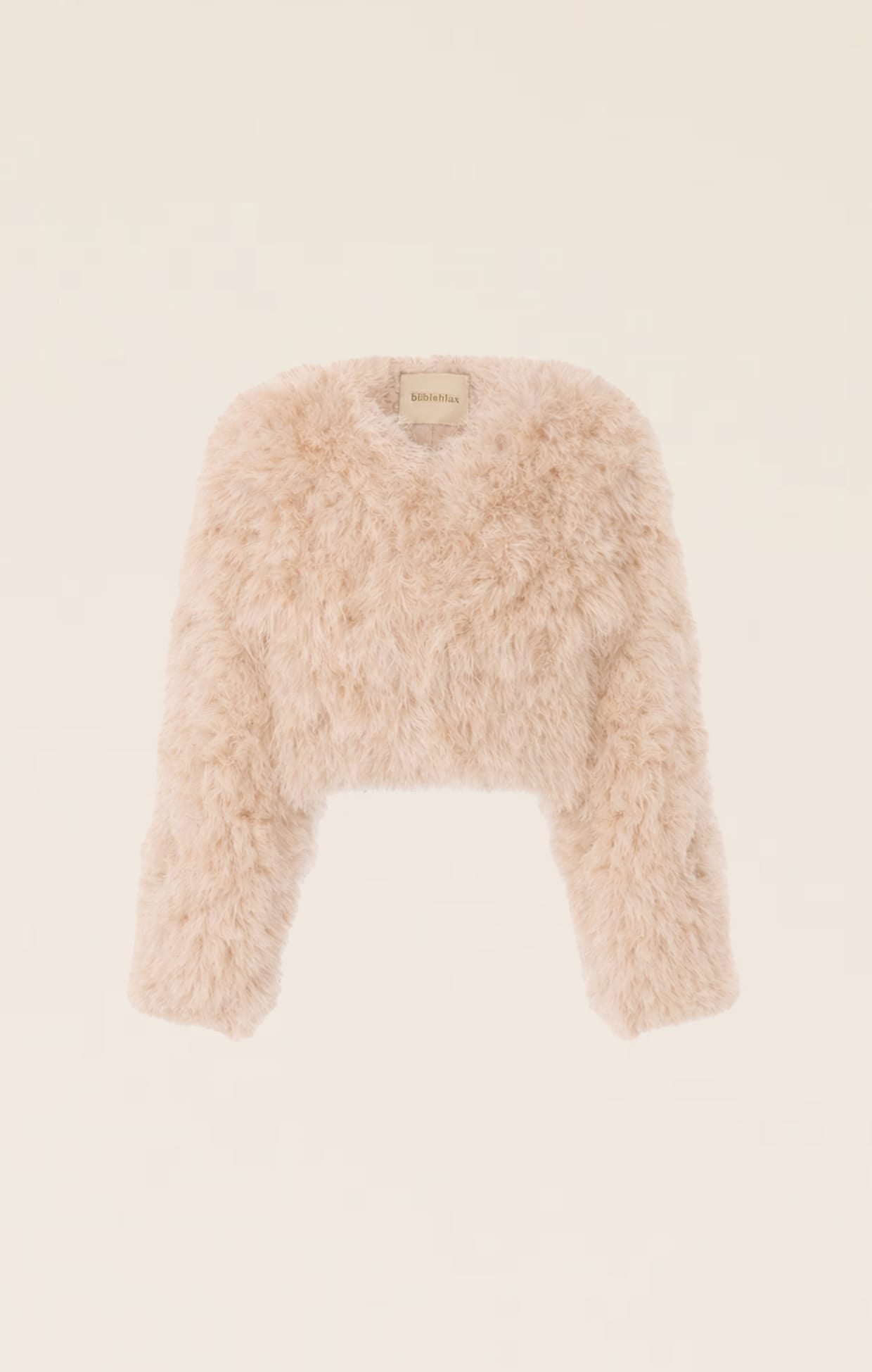 Jackets Multi Occasion LUXE FEATHER JACKET IN CREME BRULEE