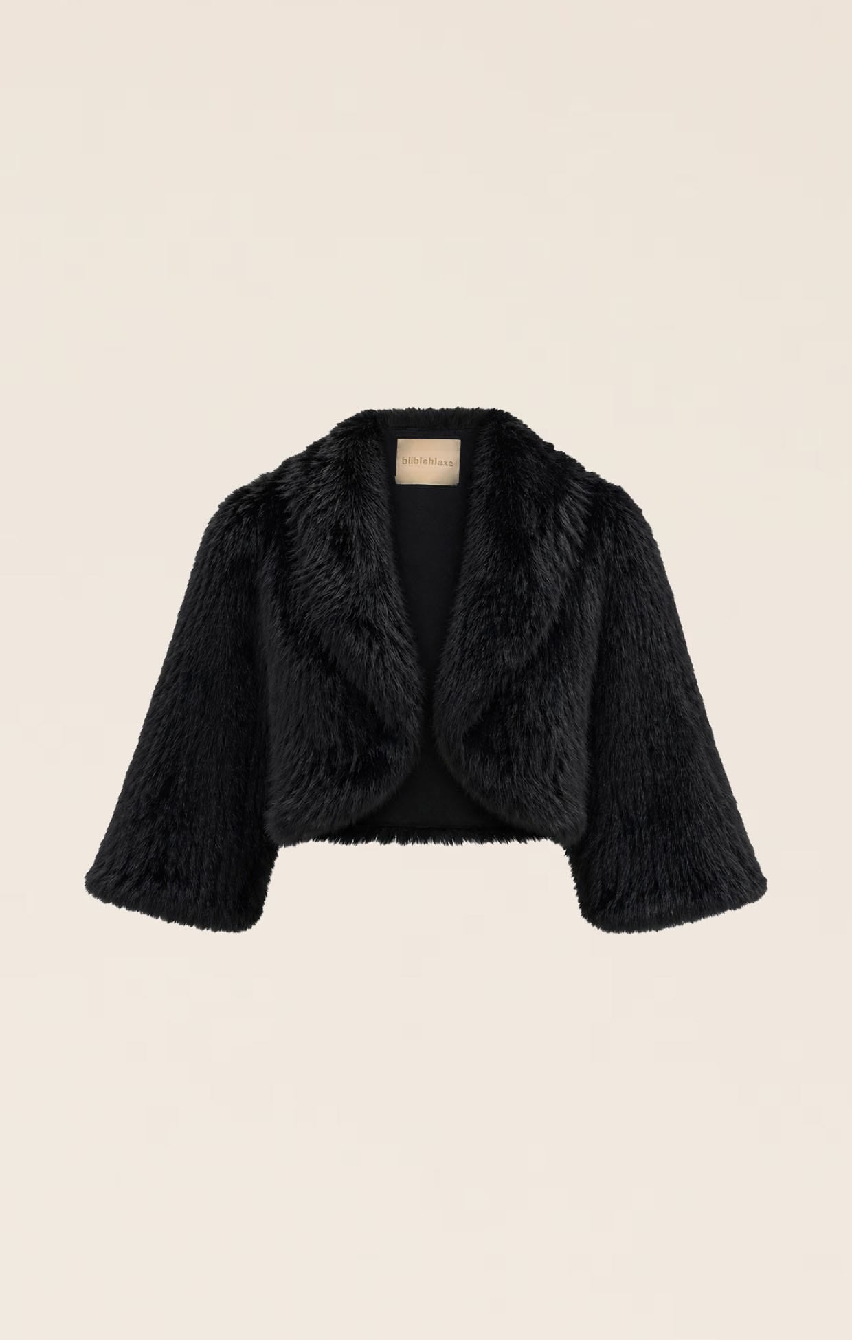Jackets Multi Occasion LUXE FUR BOLERO IN BLACK