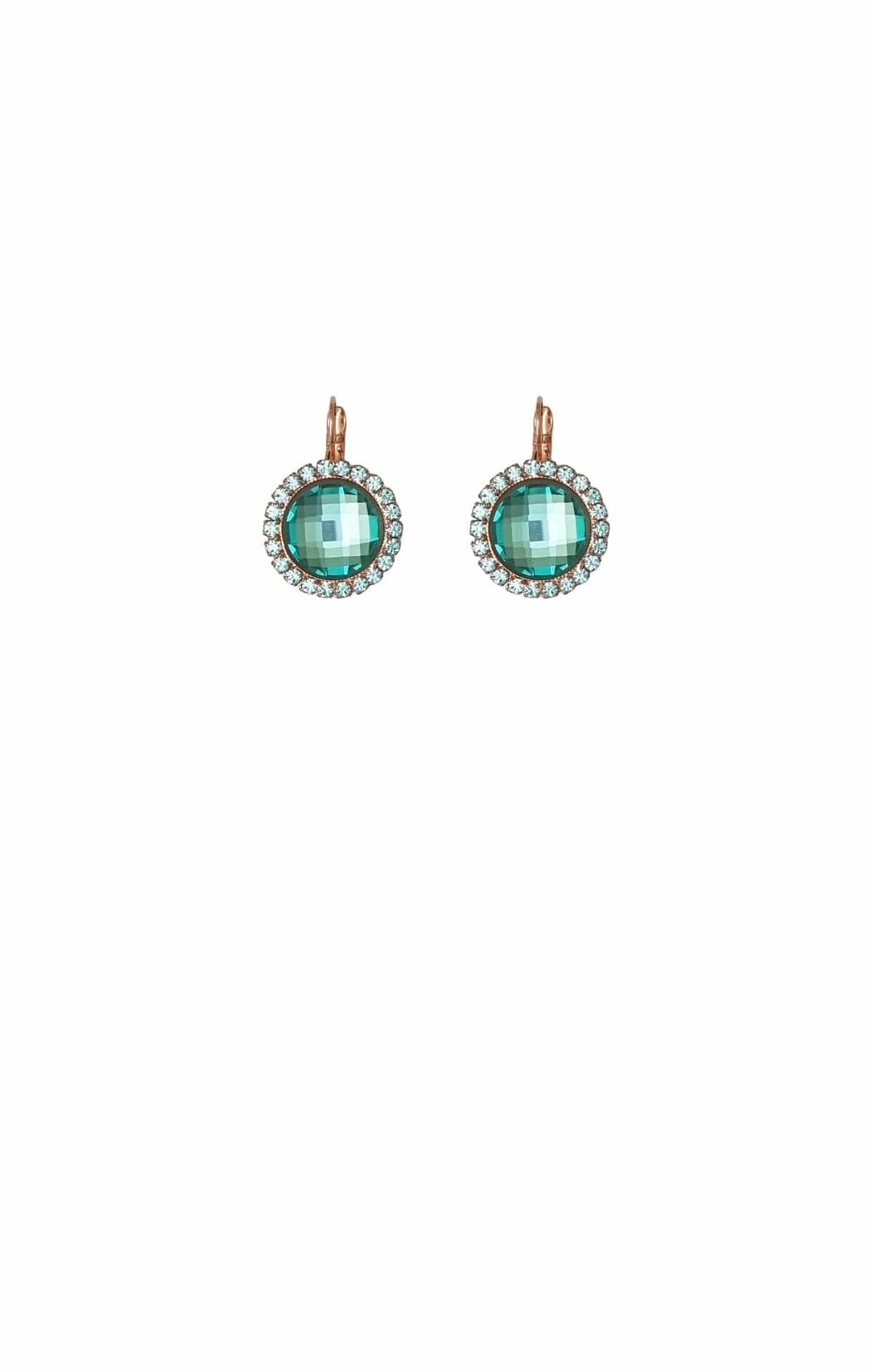 Earrings OS / AQUAMARINE CAPRI EARRINGS IN AQUAMARINE