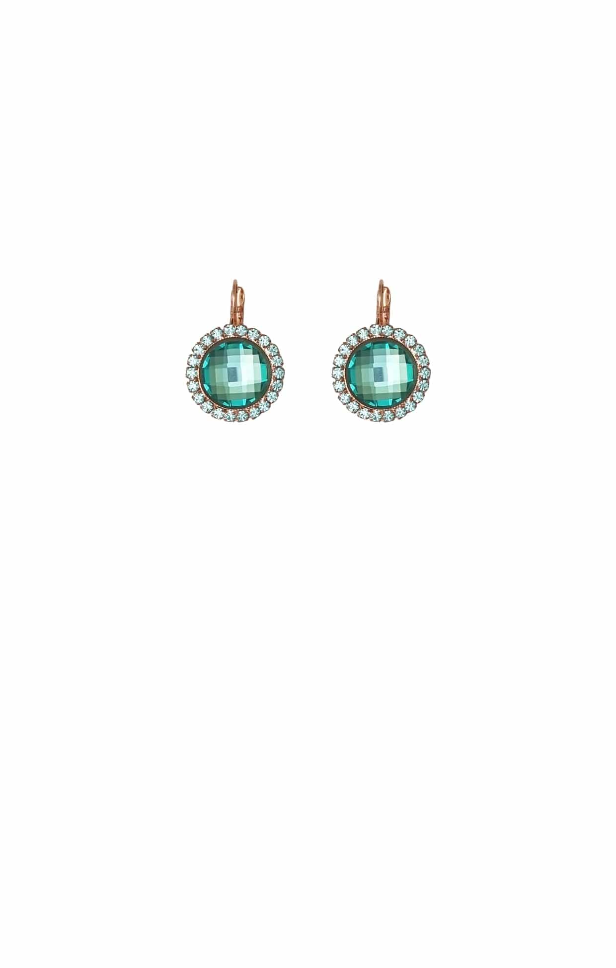 Earrings OS / AQUAMARINE CAPRI EARRINGS IN AQUAMARINE