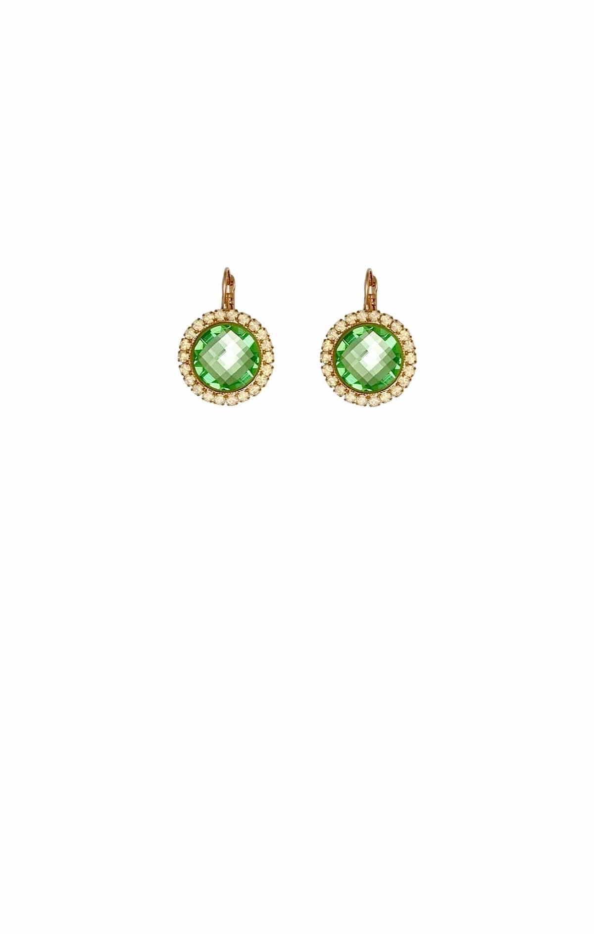 Earrings OS / EMERALD CAPRI EARRINGS IN PERIDOT