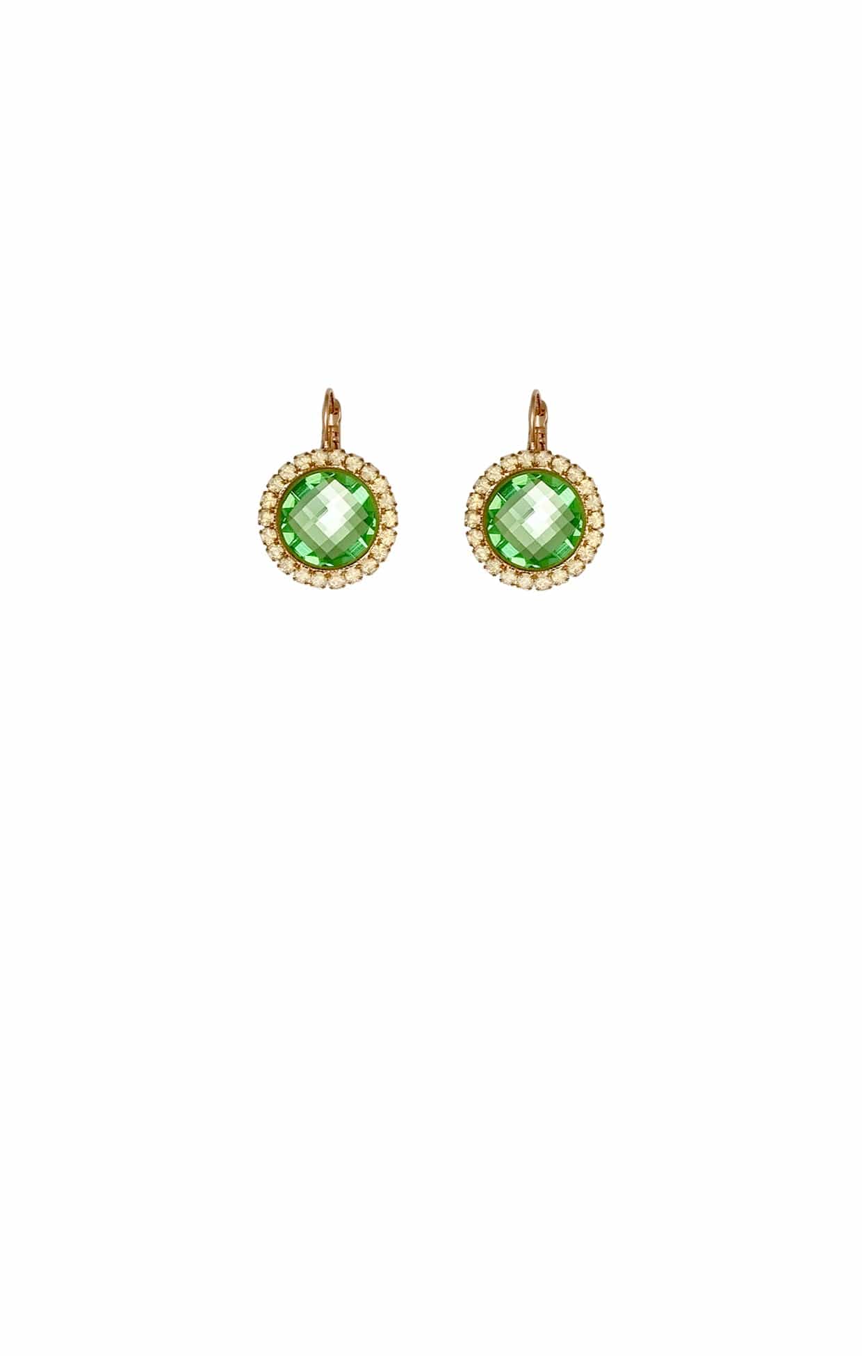 Earrings OS / EMERALD CAPRI EARRINGS IN PERIDOT