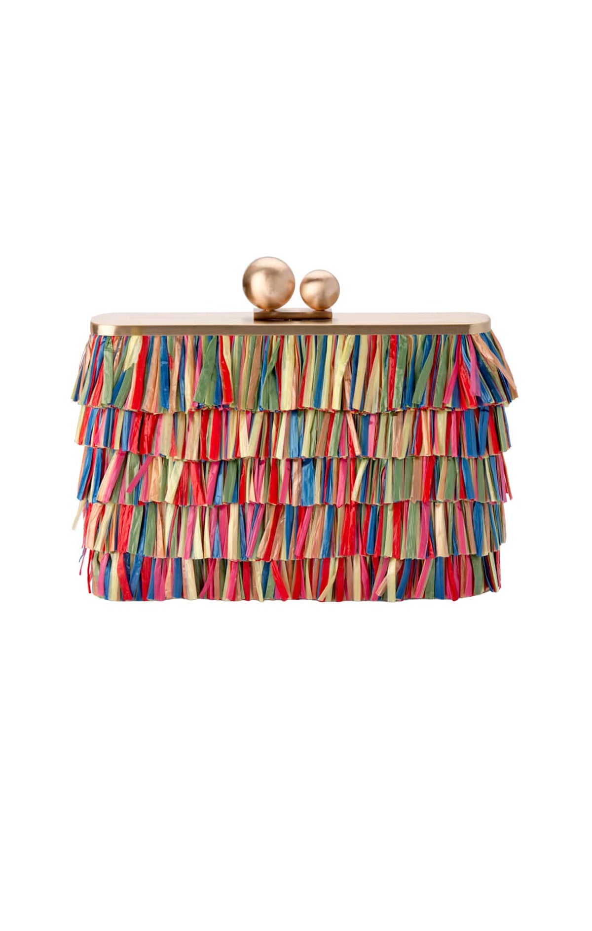 ACCESSORIES Bags Clutches One Size / Multi CARLITA CARNIVALE FRINGED SHOULDER BAG