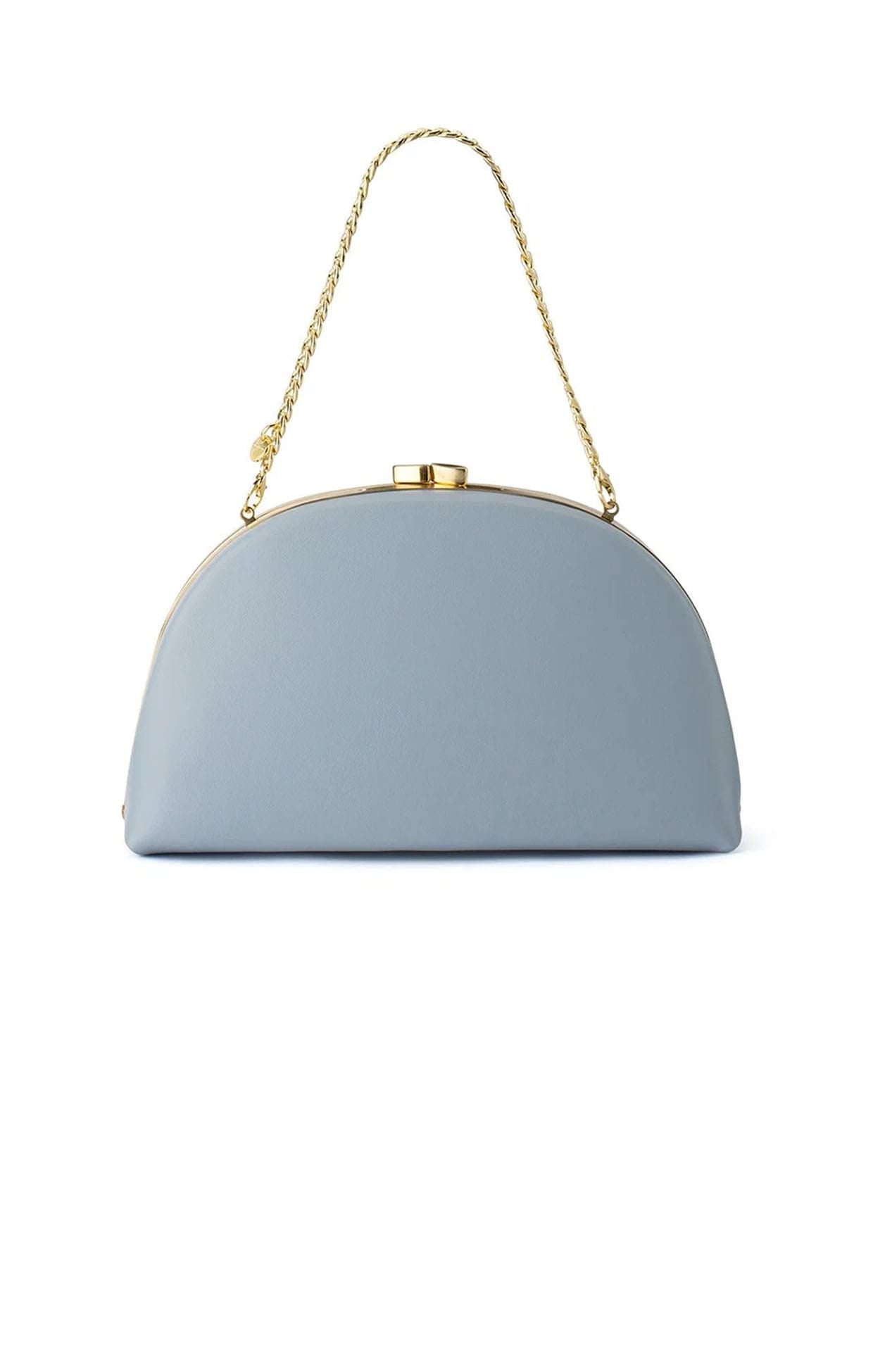 Bags OS / BLUE CELESTE CURVED CLUTCH IN BLUE