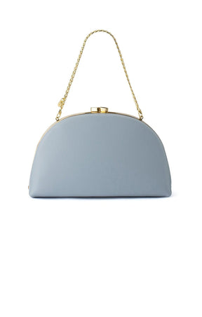 Bags OS / BLUE CELESTE CURVED CLUTCH IN BLUE